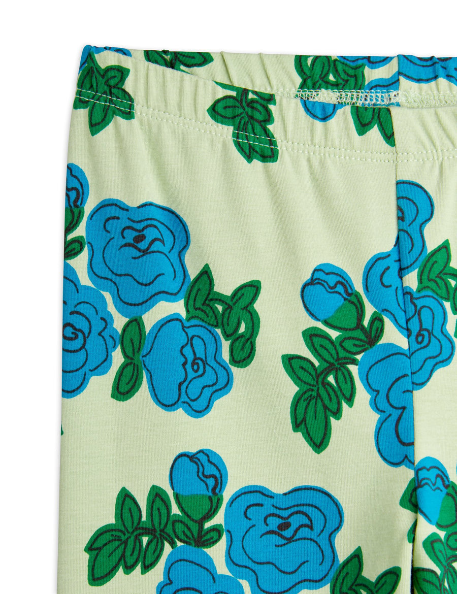 [mini rodini]   Blue roses aop leggings