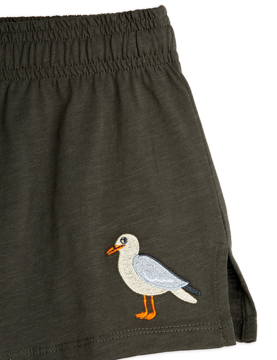 [mini rodini]   Seagull emb shorts