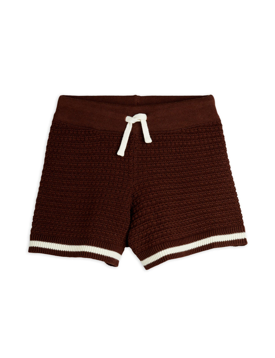 [mini rodini]   Lizard patch crochet knit shorts