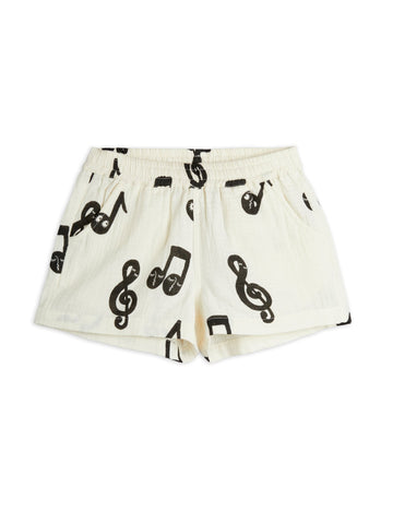 [mini rodini]   Note aop muslin shorts