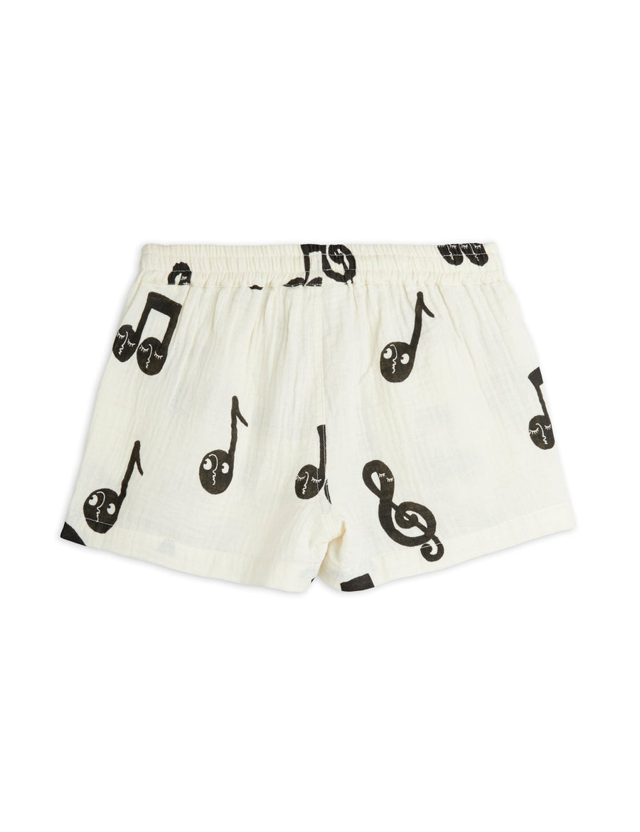 [mini rodini]   Note aop muslin shorts