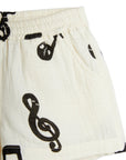 [mini rodini]   Note aop muslin shorts