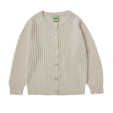 [FUB]   Pointelle Cardigan