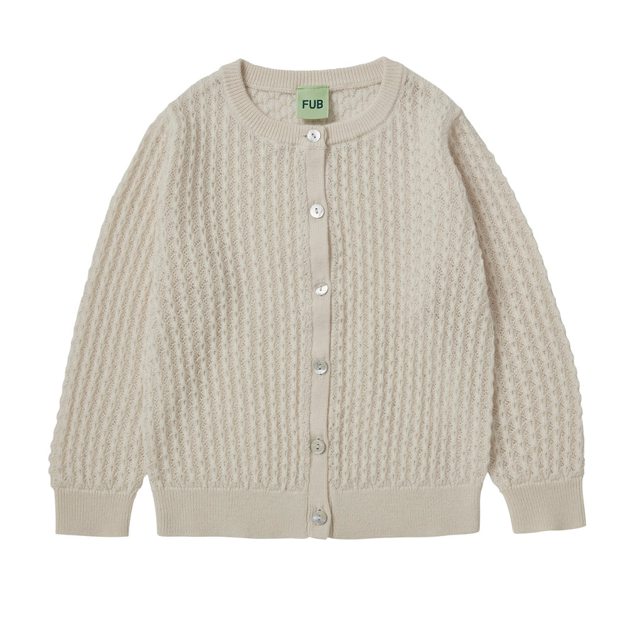 [FUB]   Pointelle Cardigan