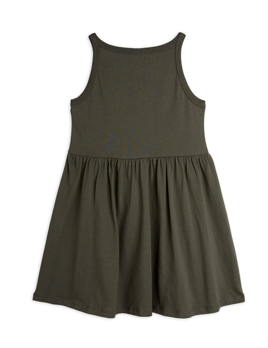 [mini rodini]   Arrowed heart emb tank dress