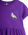 [mini rodini]   Seagull emb ss dress