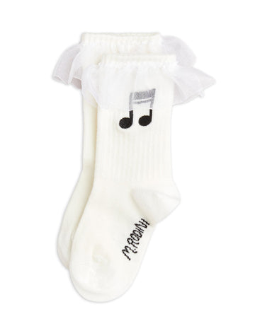 [mini rodini]   Note frill 1-pack socks