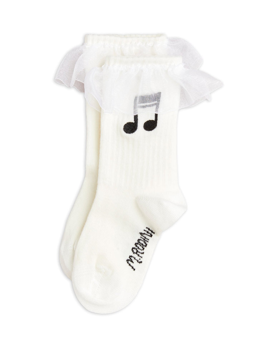 [mini rodini]   Note frill 1-pack socks