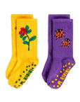 [mini rodini]   Lingonberries 2-pack anti-slip socks