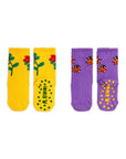 [mini rodini]   Lingonberries 2-pack anti-slip socks