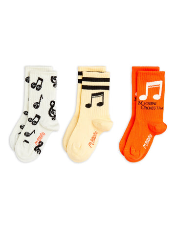 [mini rodini]   Note 3-pack socks