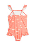 [mini rodini]   Seagull aop frill swimsuit