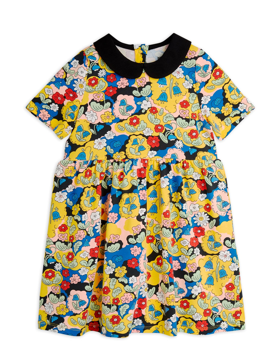 [mini rodini]   Flowers aop ss dress