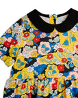 [mini rodini]   Flowers aop ss dress