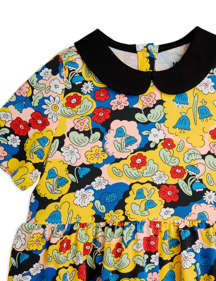 [mini rodini]   Flowers aop ss dress