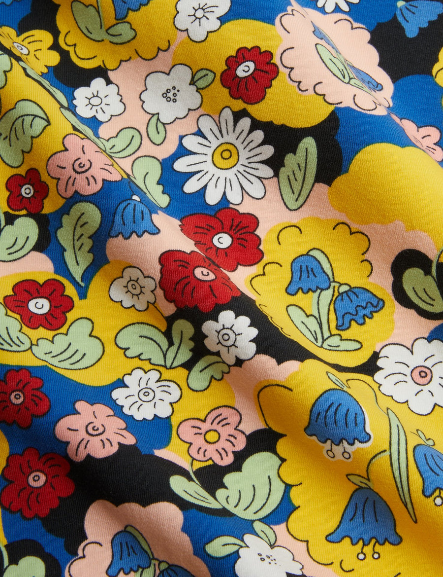 [mini rodini]   Flowers aop ss dress