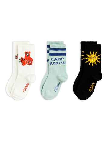 [mini rodini]   Camp Rodini 3-pack socks