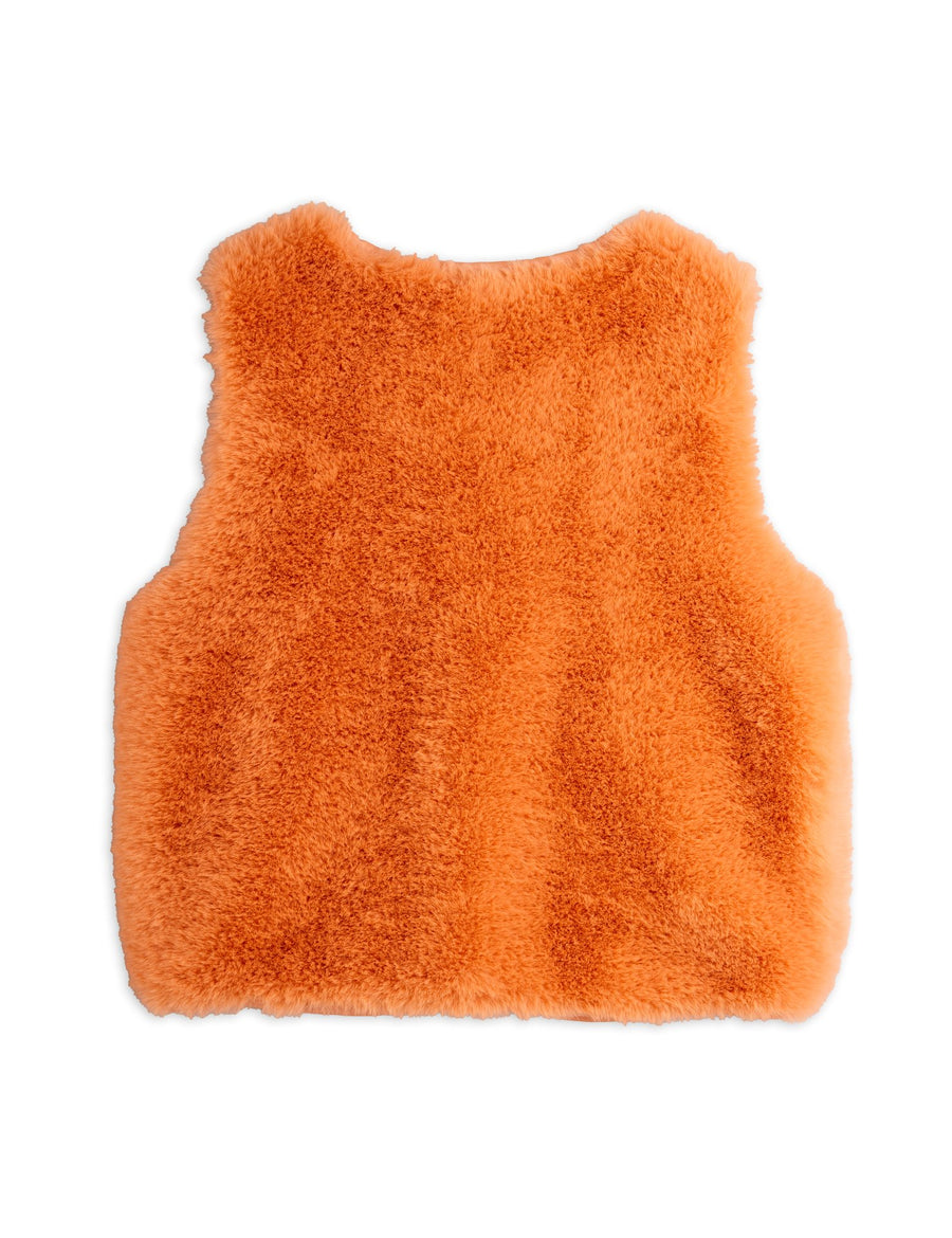 [mini rodini]   Ritzratz patch faux fur vest