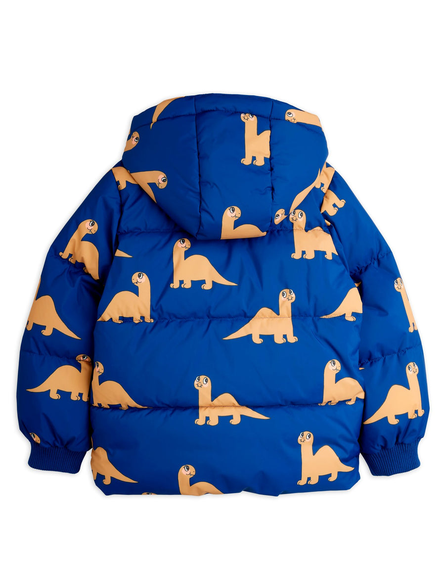 [mini rodini]   Dinos aop hooded puffer