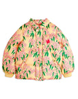 [mini rodini]   Alpine flowers aop hooded puffer