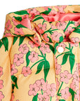 [mini rodini]   Alpine flowers aop hooded puffer