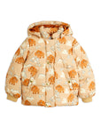[mini rodini]   Mammoths aop hooded puffer