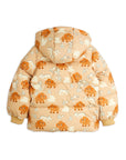 [mini rodini]   Mammoths aop hooded puffer