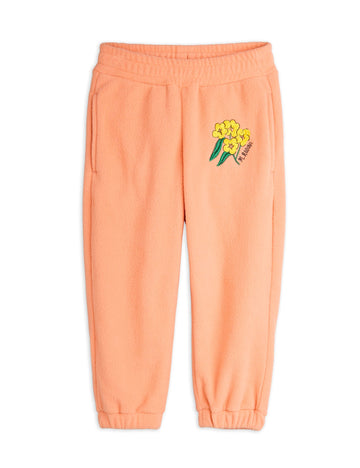 [mini rodini]   Alpine flowers emb double brushed double napped fleece trousers