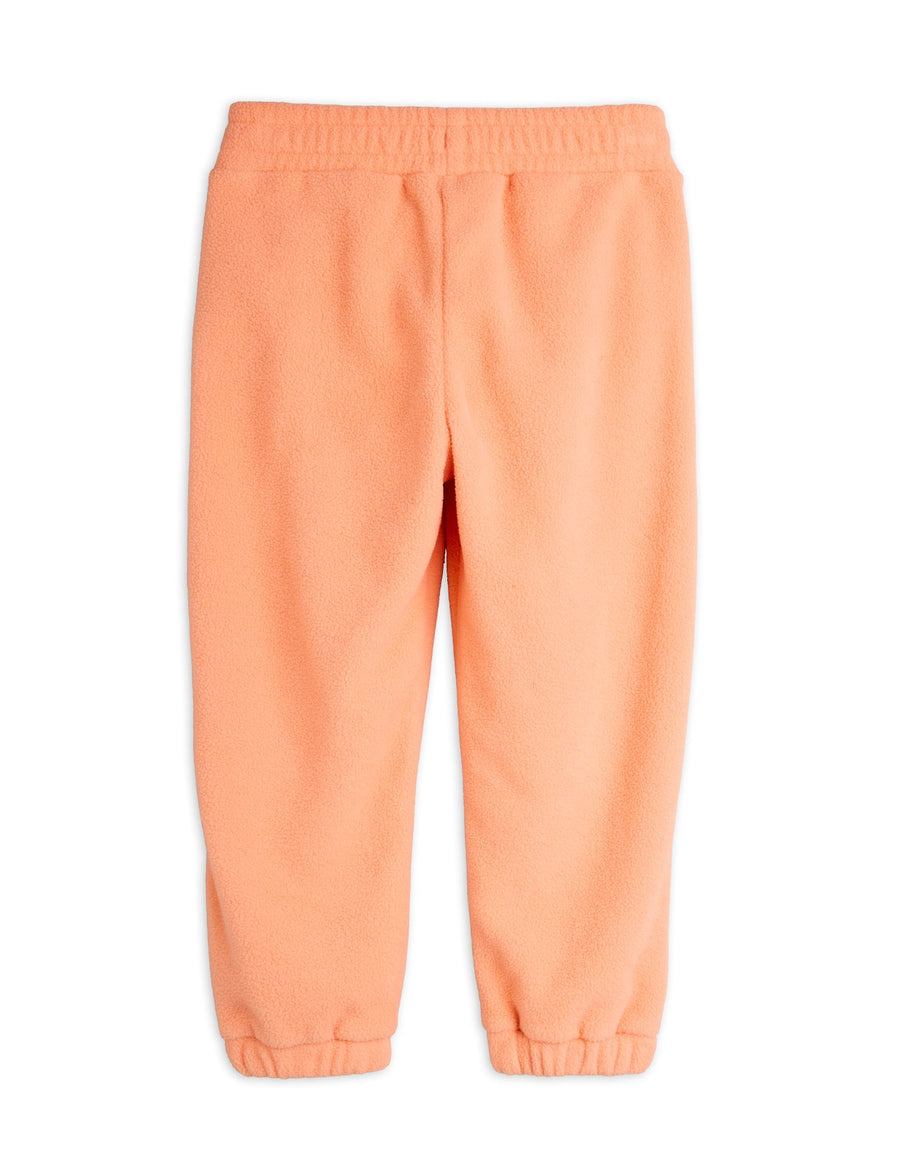 [mini rodini]   Alpine flowers emb double brushed double napped fleece trousers