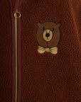 [mini rodini]   Bear emb pile jacket