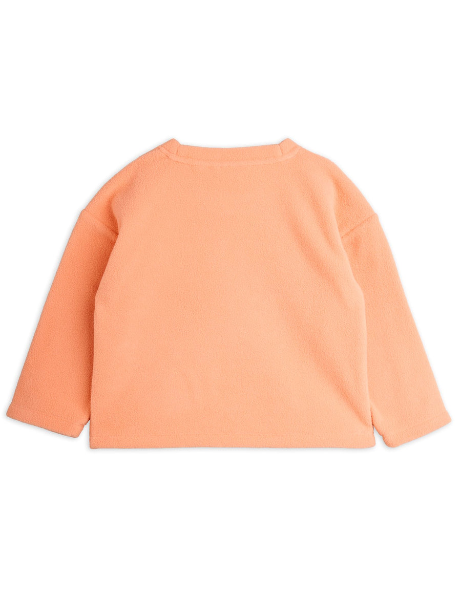 [mini rodini]   Alpine flowers emb double brushed double napped fleece ls top