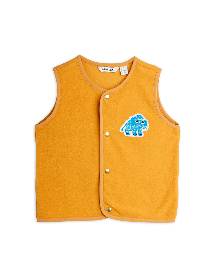 [mini rodini]   Mammoth patch fleece vest