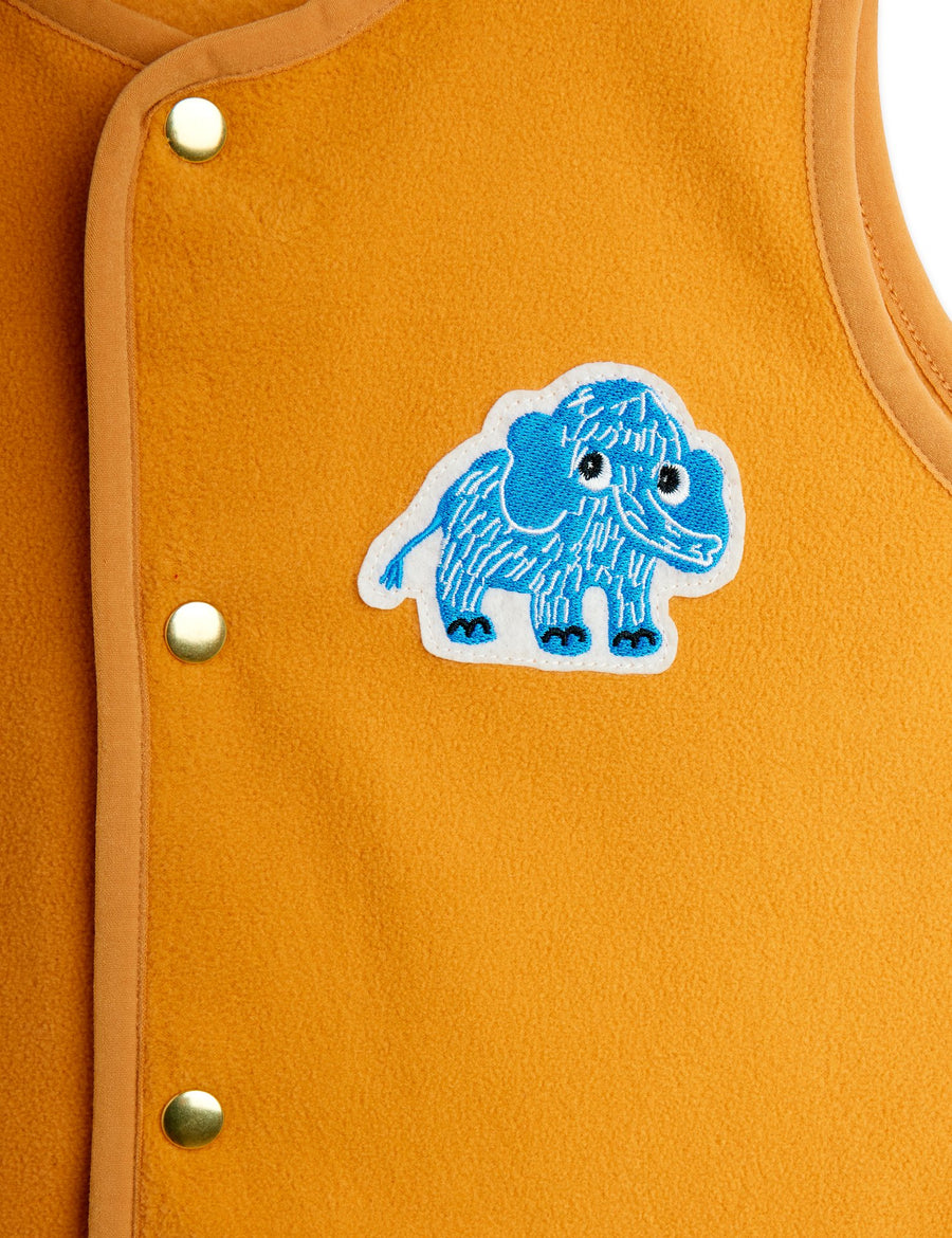 [mini rodini]   Mammoth patch fleece vest