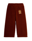 [mini rodini]   Bear emb pile trousers