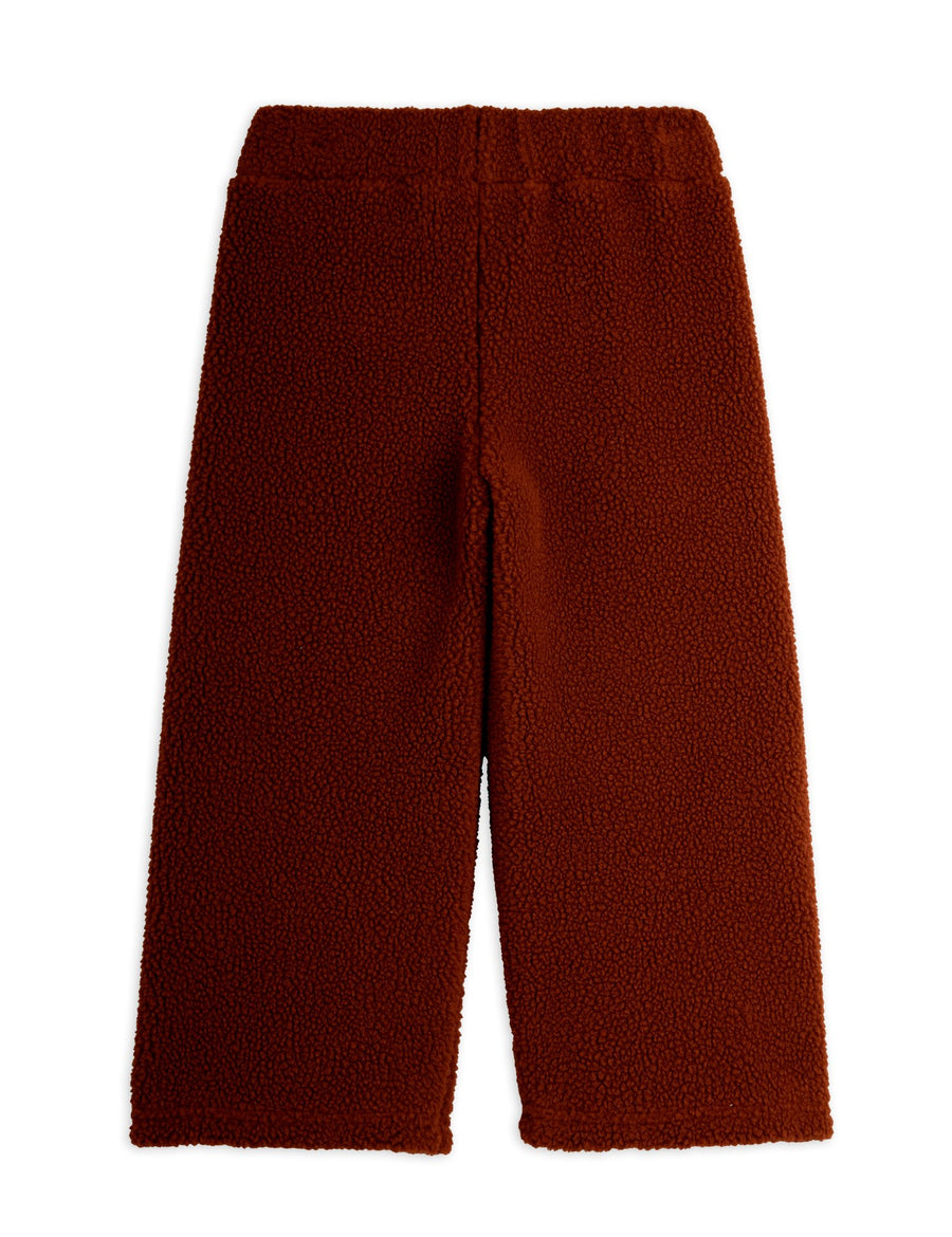[mini rodini]   Bear emb pile trousers