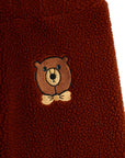 [mini rodini]   Bear emb pile trousers