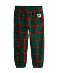 [mini rodini]   Plaid aop fleece trousers