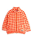 [mini rodini]   Gingham aop fleece jacket