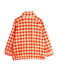 [mini rodini]   Gingham aop fleece jacket