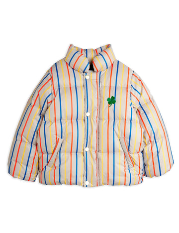 [mini rodini]   Clover emb stripe citypuffer