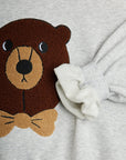 [mini rodini]   Bear chenille sweatshirt