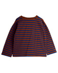 [mini rodini]   Stripe bird patch ls tee