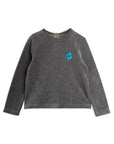 [mini rodini]   Clover emb velour top