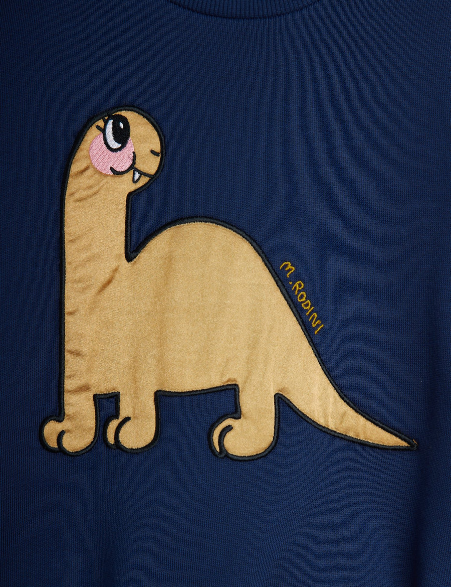 [mini rodini]   Dino application sweatshirt