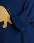 [mini rodini]   Dino application sweatshirt