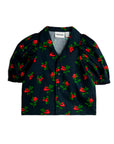 [mini rodini]   Lingonberries aop woven blouse