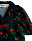 [mini rodini]   Lingonberries aop woven blouse