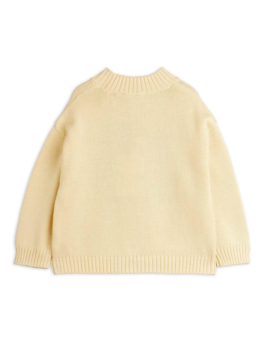 [mini rodini]   Bear intarsia knit sweater