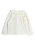 [mini rodini]   Strawberry emb schiffli blouse