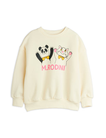 [mini rodini]   Panda & cat sp sweatshirt